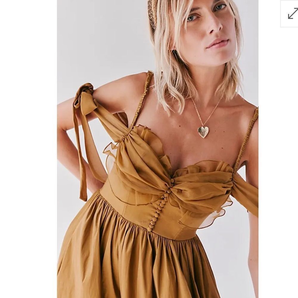 Free People
FP x For Love & Lemons Heidi Midi Dress